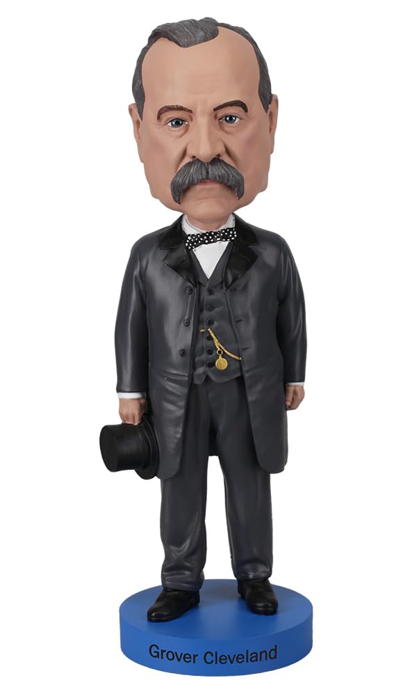 Royal Bobbles Multicolor Grover Cleveland 22Nd & 24Th President Of The United States Collectible Bobblehead Statue