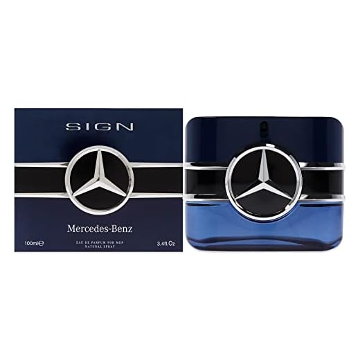 Mercedes Benz Sign - Eau de Parfum for Men - Long Lasting Mens Cologne - Tonka Bean, Lavender, Patchouli Cologne for Men - Perfume for Men - 3.4 oz
