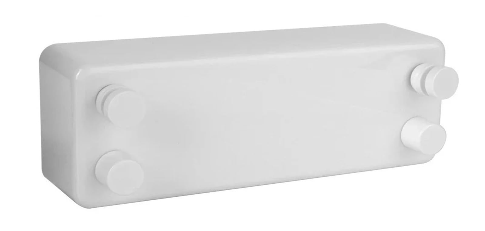 Retractable Clothesline Laundry Hanger Clothes Drying Rack Double Layer Stretchable Line(WHITE)