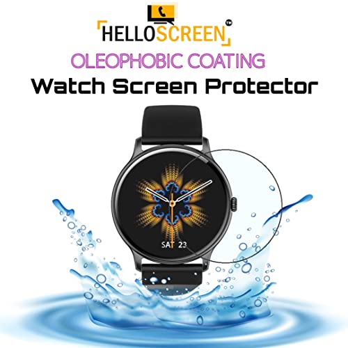 Image of 9H Screen Protector Flexible TPU Screenguard For NOISEFIT FORCE [1.32 inch] Smartwatch (2 Pack) - Unbreakable Hydrogel TPU Film [ Not A Tempered Glass]