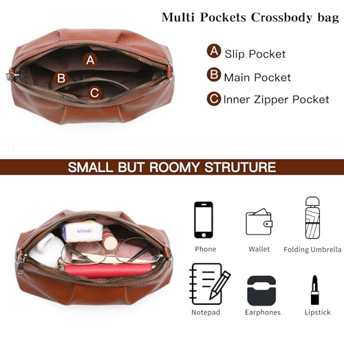 GOIACII Small Purses for Women Crossbody Bags Leather2