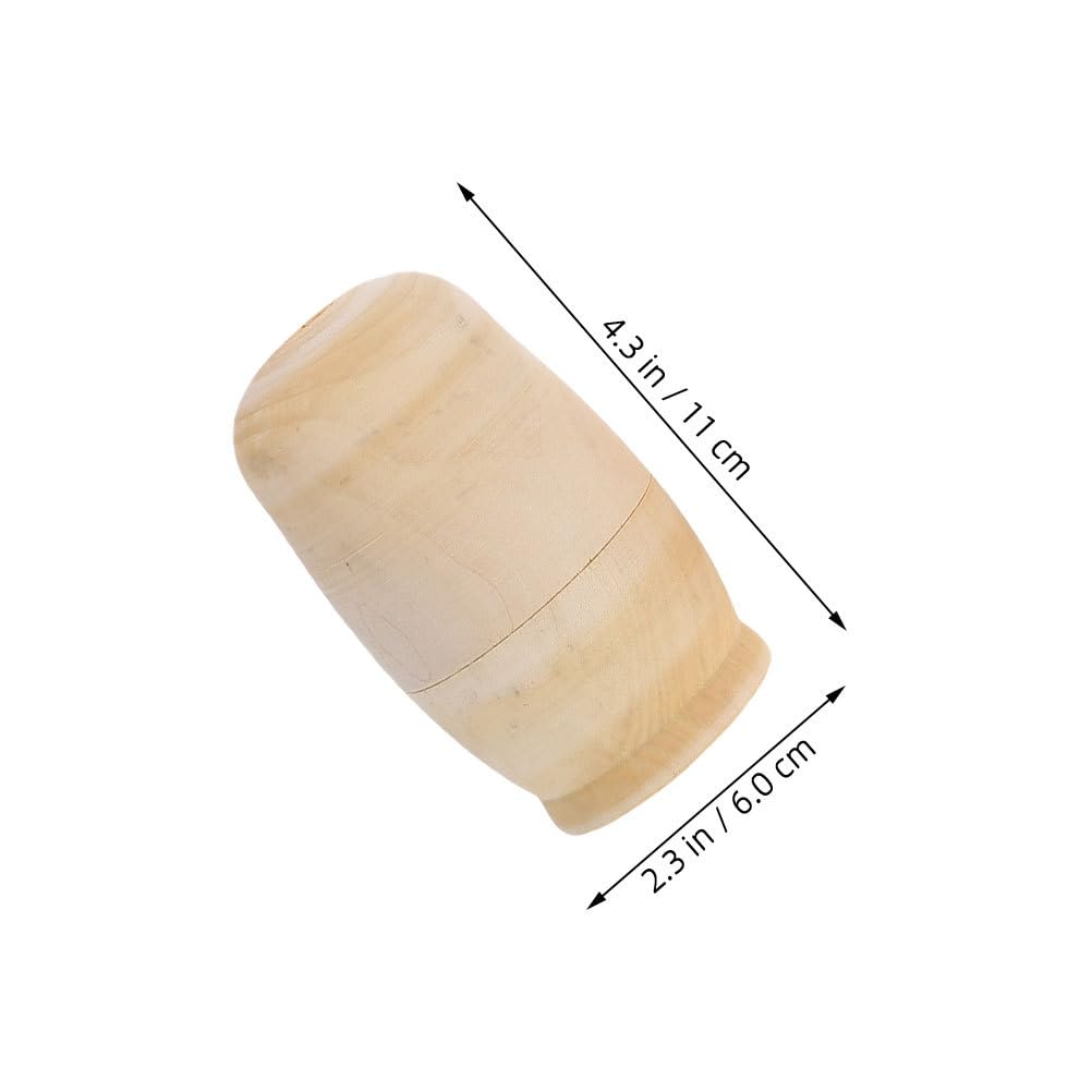 Toddmomy 5sätze Holz-matrjoschka-bastelset Unbemalte Matrjoschka-Puppen Zum Bemalen DIY -modellierspielzeug Aus Holz Zum Bemalen Von s