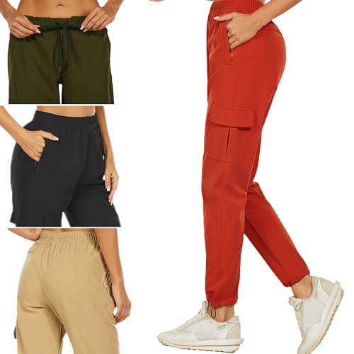 wadizo Wanderhose Damen Leichter Schnelltrocknend Trekkinghose Outdoorhose...