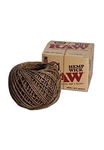 altrado Headshop RAW' Hemp Wick contactsnoer in de kluwen