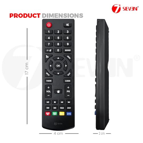 Image of 7SEVEN Remote for Kodak Tv Suitable for LCD LED 1080p Full HD Television Remote Control - Match Exactly with Existing Remote Key by Key for Better Performance