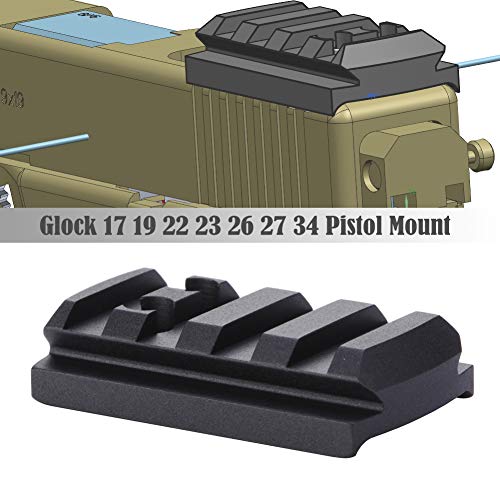 TuFok Glock Sight Mount Plate - Glock 17 19 22 23 26 27