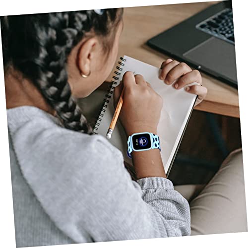2pcs Comfortable Breathable Boy Girl's Wrist Strap Watch Bands for Boys Girls Stylish3