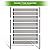 Lalahoni Outdoor Privacy Screens, 3 ft W x 5 ft H Privacy Fence Panels for Outside Patio Metal Privacy Screen Panel Outdoor, PE-Coated Steel Pipe and Slats - Dark Brown - No-Dig Kit - 1 Pack