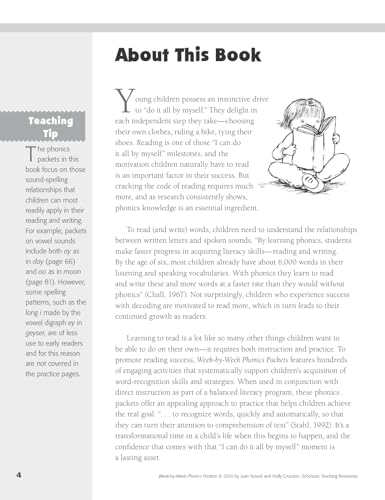 Week-by-Week Phonics Packets: 30 Independent Practice Packets That Help Children Learn Key Phonics Skills and Set the Stage for Reading Success - Image 3