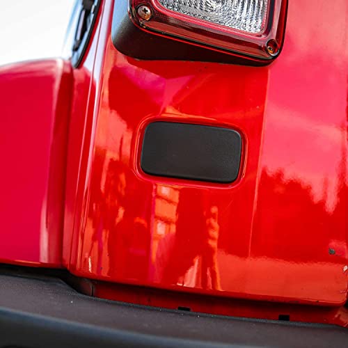 Black Jk Rear License Plate Deletion Panel Fits Wrangler 2007-2018 Rear License Plate Delete Cover Bracket #TOP3