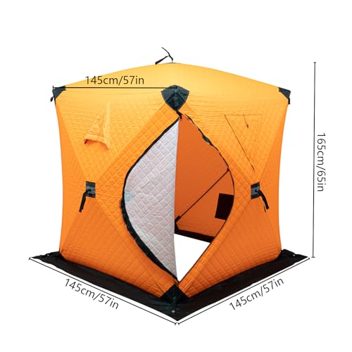 Carpa para pesca en hielo, 1-2 personas, portátil miniatura 2