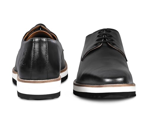 Image of LOUIS STITCH Casual Shoes for Men | Ultra Lightweight and Comfortable | Cushioned Footbed Men's Derbys | LSMX-PL