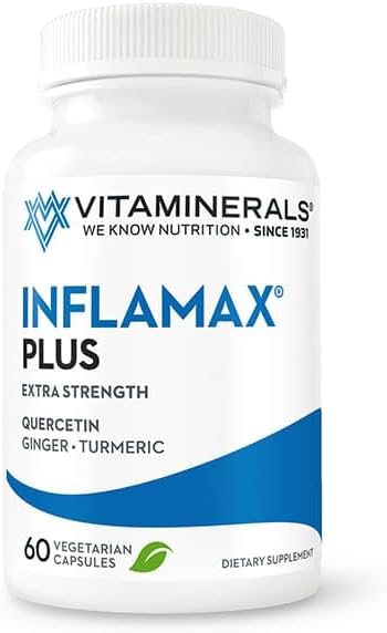 121+ Inflamax® Plus | Quercetin | Proteolytic Enzymes | Ginger | Turmeric | Veggie caps