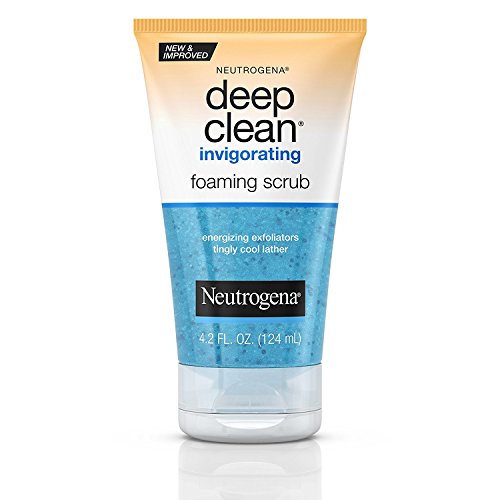 Neutrogena Deep Clean Invigorating Scrub, Foaming, 4.2 Ounce (Pack of 3)