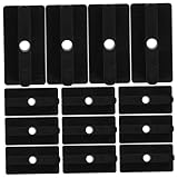 EXCEART 200 Stück Versteckte Kunststoff Clips für Terrassendielen Wetterbeständig Korrosionsbeständig Kantenmontagebefestigungen für Verbundbeläge