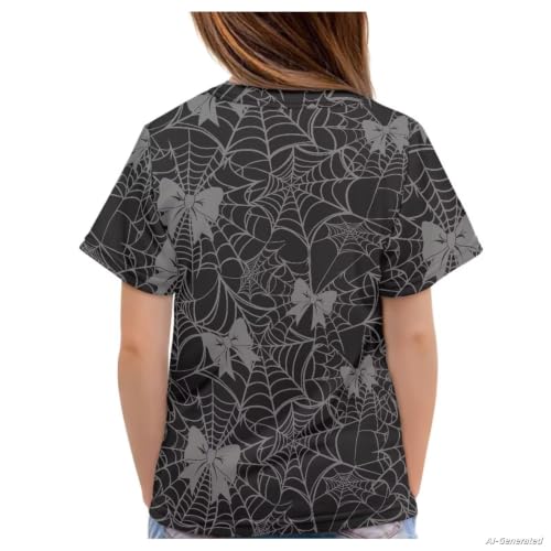 Image of Renewold Kids Novelty T-Shirt for Girls Boys Short Sleeve Crewneck Summer Tee Soft Breathable Graphic Shirt for Age 2-16