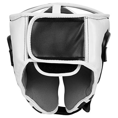 Ard Leather Art Mma Boxing Headgear For Muay Thai, Sparring, Taekwondo, Martial Arts, Grappling, Karate (Small, White) #TOP3