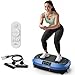 FLYBIRD Vibrationsplatte Testsieger, 120 Leistungsstarke einstellbare Geschwindigkeiten,150KG Tragkraft,Ganzkörper-Training mit Fernbedienung für Frauen Muskelaufbau & Lymphdrainage