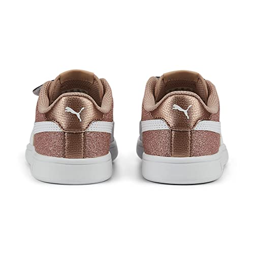 PUMA Kids Girls Smash V2 Glitz Glam Slip On Sneakers Shoes Casual - Pink2