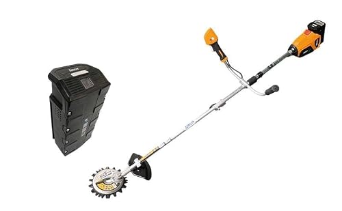 草刈り機 elex 両手 ハンドル 2.0Ah スーパーカルマー スペアバッテリー付 セット バッテリー 仕様 アイデック 除草 刈払機 電動 充電式 刈払い機 草刈機 草刈 草刈り 道具 立ったまま 安全 園芸 DIY ガーデニング 芝刈機 芝刈り機 兵庫