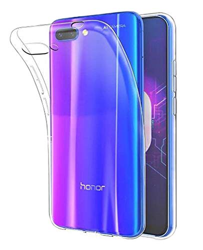 NOVAGO Compatible Huawei Honor 10 Funda Gel de Silicona Resistente con patrón de Calidad (1 Funda, Transparente)