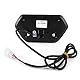 Tachometer, 48V/60V Tachometer Kilometerzähler Drehzahlmesser Digitales LCD-Display Universal für Elektro-Motorrad