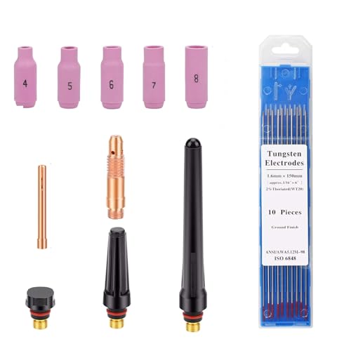 48pcs TIG Welding Torch Gas Lens Kit for WP-17/18/26