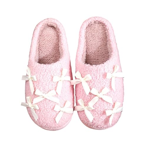 Image of Slippers for Women Men Fuzzy Memory Foam Slipper Fluffy Winter Soft Warm Slip On House Shoes