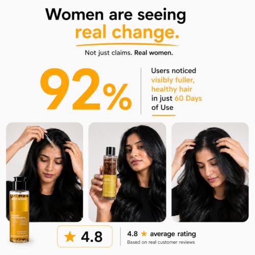 Image of Folliwise Navsutra Hair Growth & Hair Fall Control Oil | 14 Ayurvedic cold pressed Oils with 4 Infused Whole Herbs | Scalp Soothing Non-Greasy With Rosemary, Castor Oil, | No Mineral & No Paraffin | For Men & Women | 100 ml
