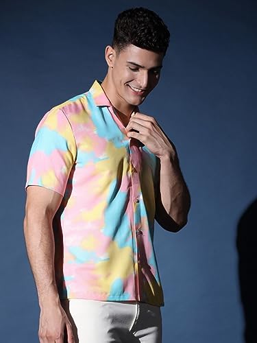 Image of DHRUVI TRENDZ Shirt for Men | Mens Casual Shirt | Men Stylish Shirt | Men Printed Shirt | Men's Regular Fit | Men Formal Shirt | Men's Solid Slim Fit