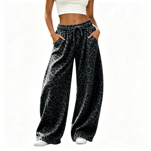 Barrel Sweatpants Women 2026 Wide Leg Baggy Pants Fall Lounge Pants - image 3