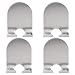Produktbild ACMEDE Selbstklebende Edelstahl Haken 4 Stücke Wandhaken Stecker Schlüssel für Küche Badzimmer Rasiererhalter Selbstklebend Haken