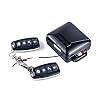 Micro 1-Way Auto Car Alarm Security System with Keyless Entry & Two 4-Button Remotes