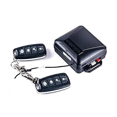 Micro 1-Way Auto Car Alarm Security System with Keyless Entry & Two 4-Button Remotes