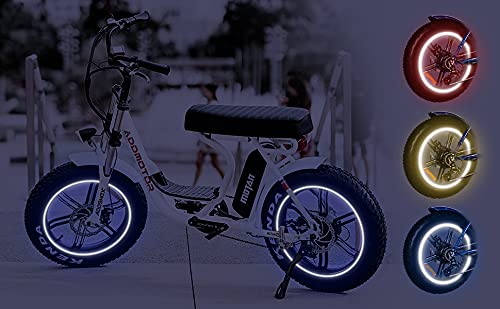 Addmotor Bike Wheel Rim Stickers Stripes 3M Reflective Decals Tape Reflector for Bicycle Motorcycle Decoration (Silver, 20) - Thumbnail 6