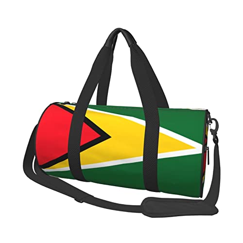Guyana Flag Duffel Tote for Men and Women Backpacking Travel and Storage Shoulder Bag2