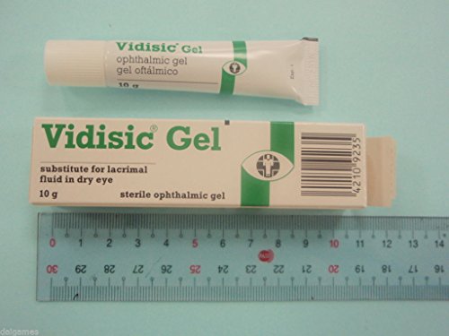 Vidisic Gel Substitute For Lacrimal Fluid In Dry Eye, Ophthalmic Gel 10G #TOP1