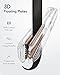 Professional Hair Straightener Titanium Flat Iron for Hair Makes Hair Shiny Dual Voltage Flat Iron Heats up Fast, Black