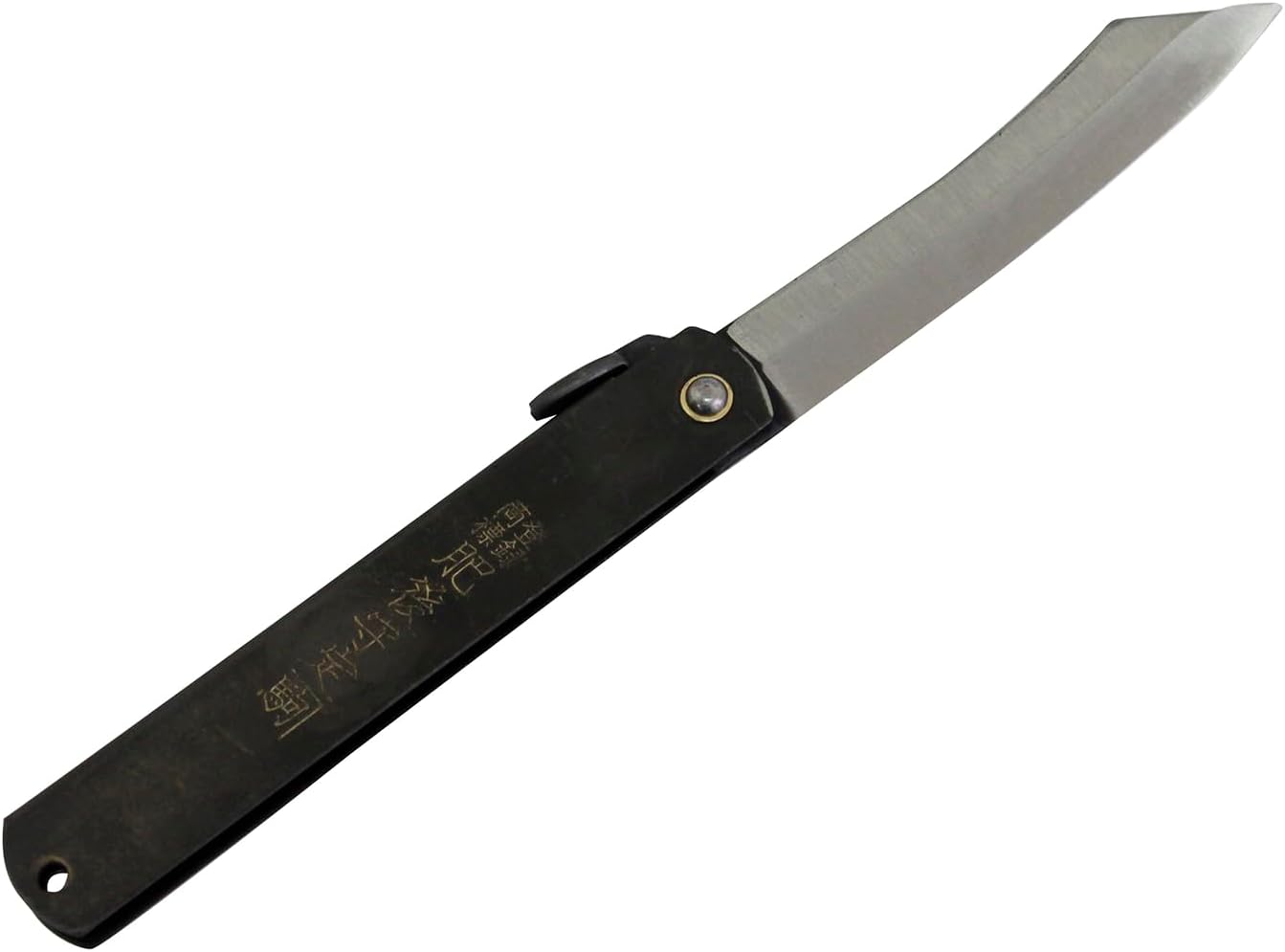 肥後守 Higo Mamoru Chrome Knife, All Steel, Extra Large, Blade Length: Approx. 3.7 x 4.7 inches (95 x 120 mm)