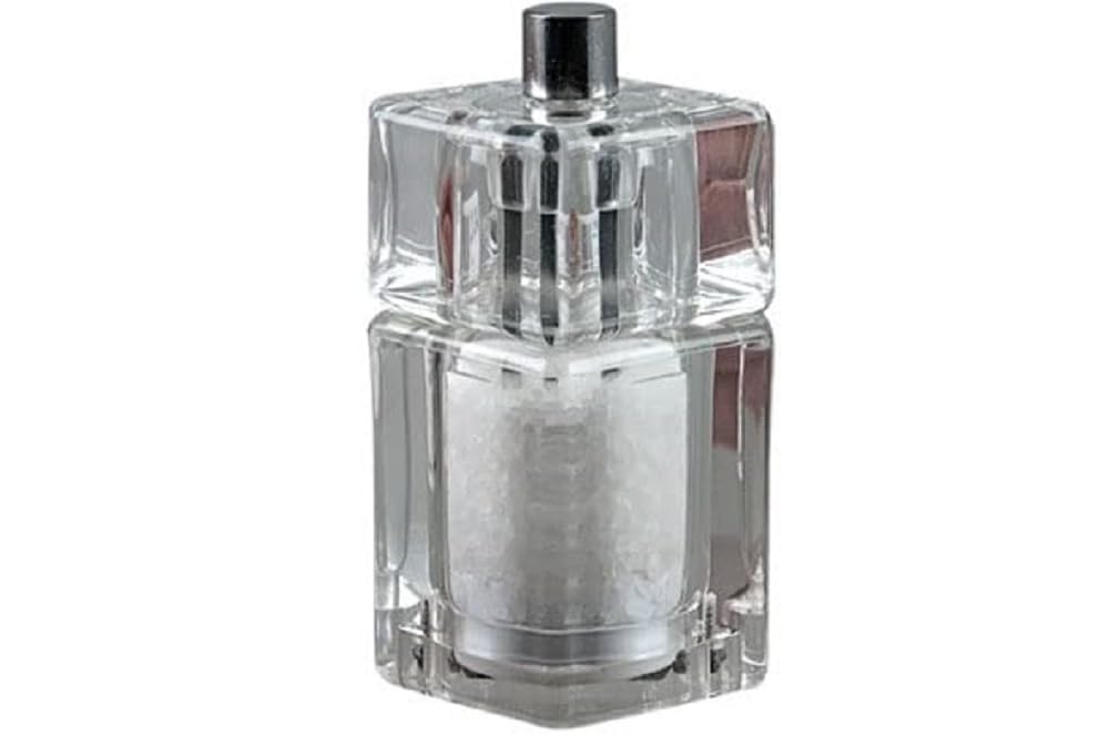 Moulin à Sel Transparent en Acrylique Bisetti