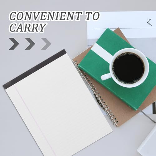 Bloc-notes juridiques papier blanc ligné format A4 dos rigide lot de 4 - 3