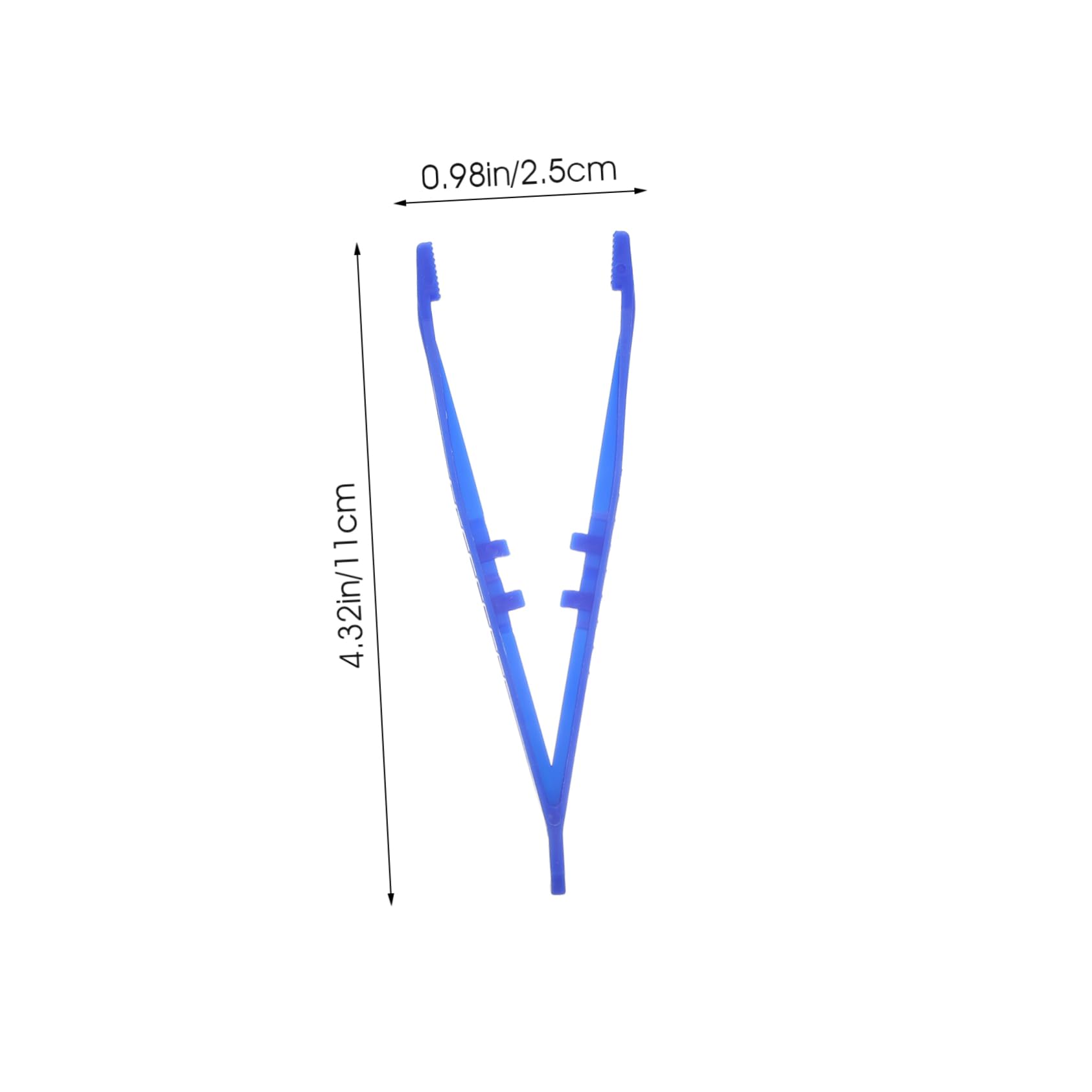 SOLUSTRE Beading Tweezers 15pcs Plastic Tweezers for Crafts Boys and Girls Friendly Easy to Hold for Home