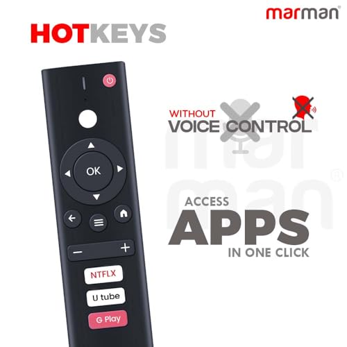 Image of marman Compatible with Infinix X3 Smart Tv Remote Control Original Suitable for LED Full HD UHD LCD Tv Non Voice Command Without Google Assistant with Streaming App's - No Pairing Needed