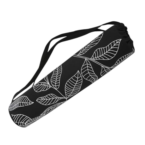 VICASKY Yoga Mat Bag with Drawstring Closure, Large Capacity Canvas Carrier
