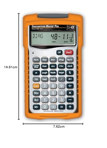 Calculated Industries 4065 Construction Master Pro Advanced Construction - Calculadora de fração par