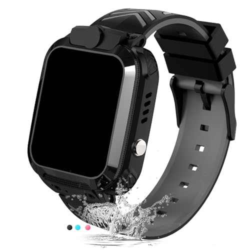 Smart Watch DX2 - Reloj inteligente para niños con doble cámara Vtech 39 JUBUNRER Reloj Inteligente Niño Reloj para Niños con GPS y Llamadas SOS HD Foto Despertador Juego Modo de Clase IP68 Resistente Al Agua Smartwatch Niños Regalos Cumpleaños 3-12 Años Niños Niña