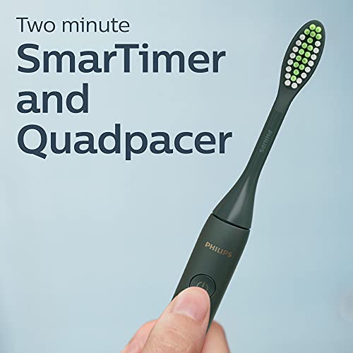 Philips One By Sonicare Rechargeable Toothbrush, Sage, Hy1200/08 #TOP3