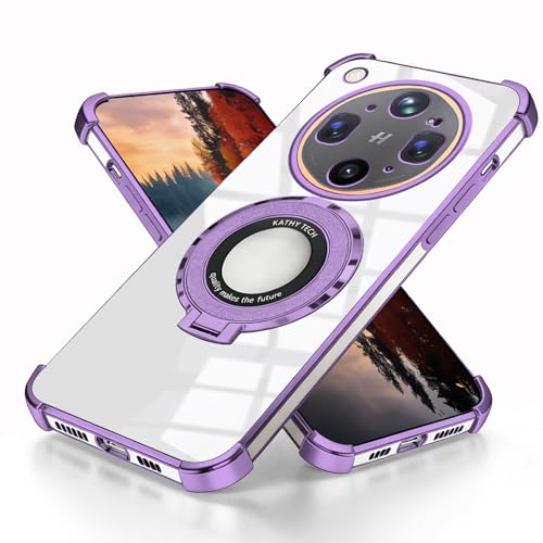 Coque Oppo Find X9 Ultra Stitch transparente fine avec support anneau pour regarder vos vidéos