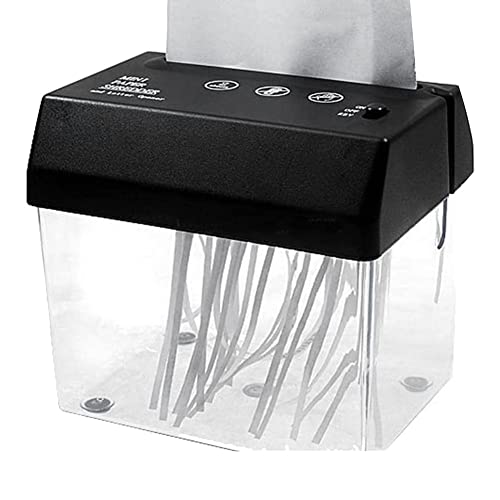 Uxsjakjsd Trituradora de Papel EléCtrica PortáTil Trituradora con BateríA USB Documentos Herramienta de Corte de Papel para Oficina en Casa