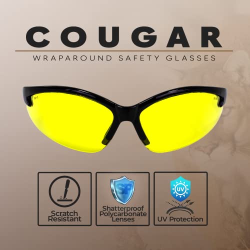 Global Vision Safety Sunglasses with Yellow Lenses, Great for Shooting Sports!2